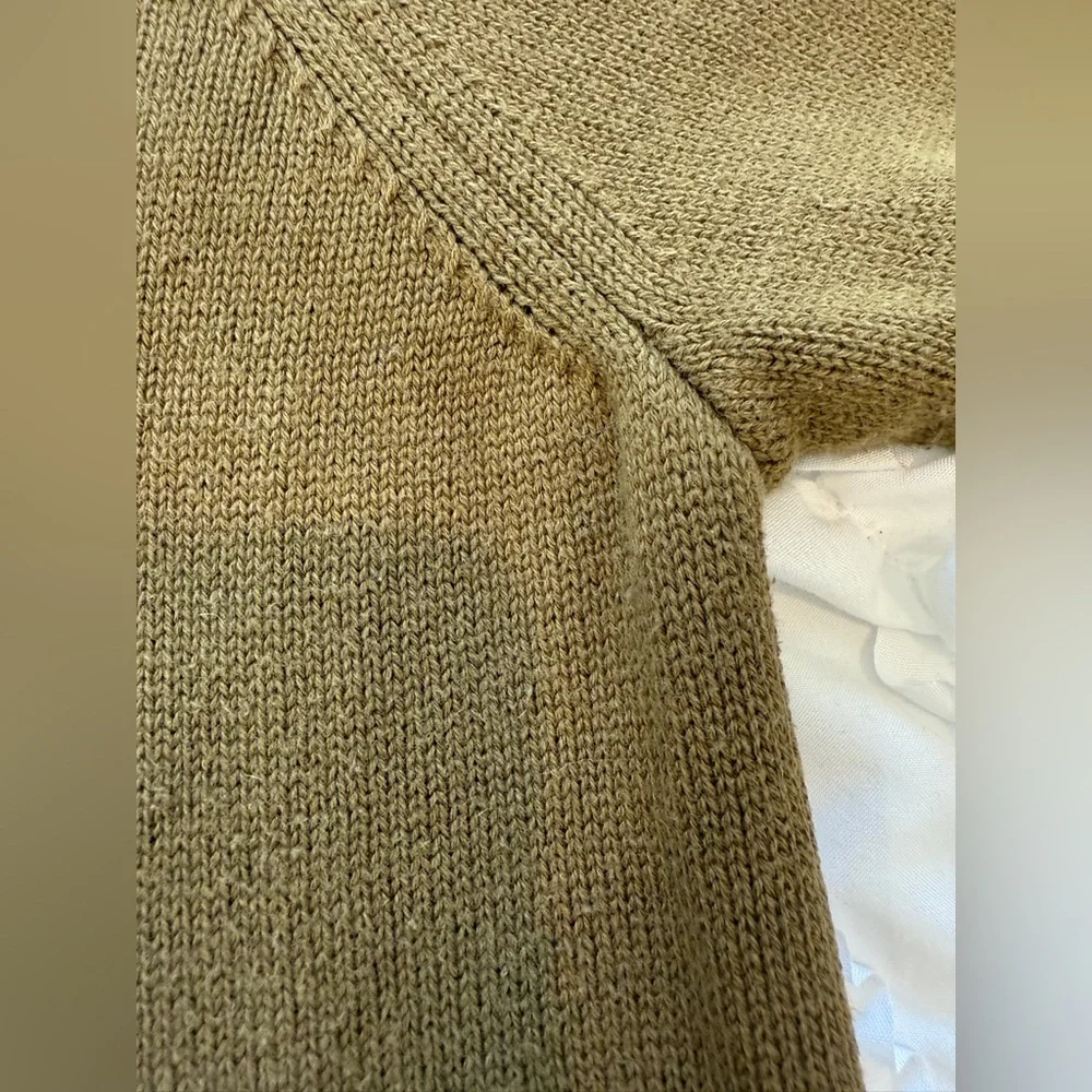 J Crew Women's Brown Open Front Cardigan Sweater Size XL